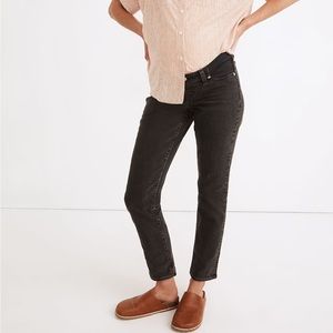 Madewell maternity side-panel perfect vintage jeans in lunar wash.